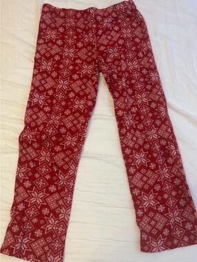 Stillwater Supply Co. Red Printed Fleece Top
